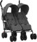 INLIFE Geschwisterwagen Anthrazit Stahl,14.4kg,10236