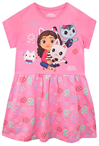 DreamWorks Robe de Patineuse Fleurie Gabby pour Enfants de la Maison de poupée de Gabby