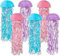 Himmel hängende Gelee Fisch Papier Laternen, halbe 25cm Gradient Bunte Papier Laternen für Meerjungfrau Thema Party unter dem Meer Ozean Geburtstag Dekorationen (Rosa+Lila+Blau)
