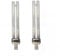 Clear-Pond UVC 9w Pack of 2 UVC 258nm Bulbs G23 2 Pin PLS Lamp Base