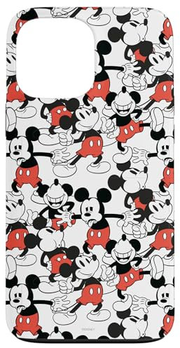 iPhone 13 Pro Max Disney Mickey Mouse Expressions Print Case