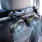 nediea Ventilatore per auto per sedile posteriore, 2000 mAh, ventola per sedile posteriore, regolabile, doppia testa, USB, ventole portatili per auto con 3 velocità, ventilatore per seggiolino auto,