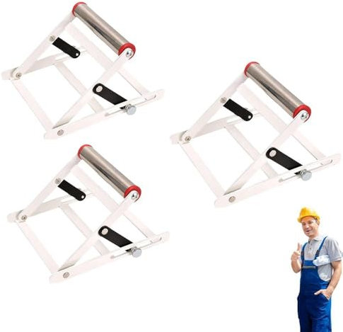 Generisch Verstellbarer Rollenständer für Schneidemaschine – Stützhalterung Tischständer Werkbank – Werkzeugheber kaufen Sie für Power-Teil ideal jetzt!