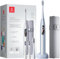 Oclean X Ultra S Electric Toothbrush with 3X Brush Heads & Travel Case, Smart Sonic Toothbrush Kit for Adults, Real-time 8 Areas Tracking with Touch Screen (Black)