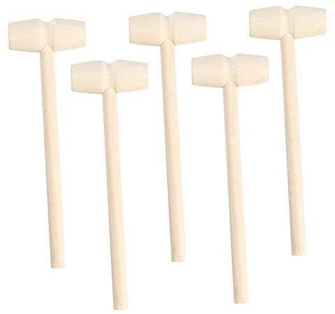 ibasenice 10-teiliges Mini-Hammer-Set Aus Holz Baby-schlagspielzeug Für Jungen Und Mädchen – Hand-Augen-koordination Und Feinmotorik