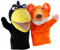 Sharplace 2 Stück Handpuppen Tierhandpuppen für Kinder Plüschtiere Erzählen Geschichte, Unterrichten, im Vorschulalter und als Geburtstagsgeschenk, Rollenspiel, Fuchs + Krähen
