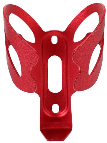 Toyvian 1 Ensemble Cages Cage De Bouteille d'eau De Vélo Porte-Bouteille d'eau Étagère Porte-gobelet Vélo Porte-gobelets Vélo Guidon Boire Rouge Alliage D'aluminium