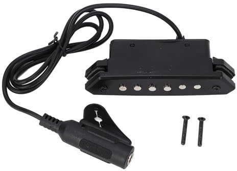 Pilipane Micro de Rosace pour Guitare Acoustique, humbucker, Passif, pour Guitares de 39 à 42 Pouces