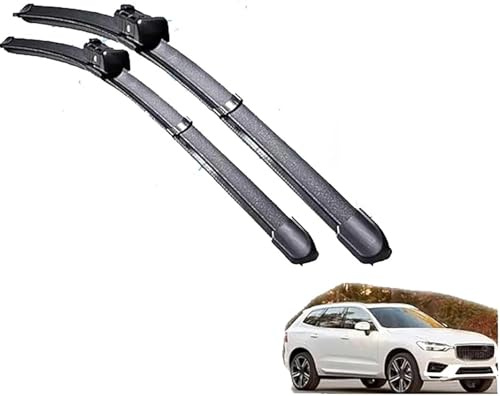 Auto Scheibenwischer Wischerblätter Set für Volvo XC60 2018-2020 26in+19in, Auto Ersatz Wischerarm Wischblatt Auto Zubehör