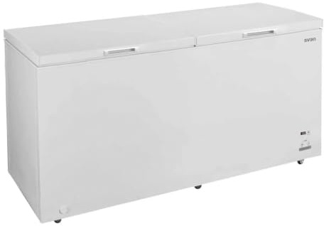 Svan Congelador Horizontal Blanco SCH6601DDC. Capacidad 700 Litros, Dual Cooling, 4 Star, Puerta Única Dirección, Tecnología Cíclica, Puerta Abatible, 2 Cestas, 39 dB, Clase E