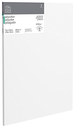 Winsor & Newton 6206039 Professional Keilrahmen aus Baumwollmischgewebe, 385 g/m², 3-fach grundiert, mittlere Körnung, ideal für die Ölfarben und Acrylfarben - 70x90cm