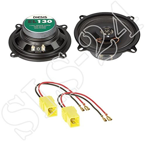 LSP-Set: Calearo EL130-80 Watt Lautsprecher-Paar + Lautsprecherkabel für FIAT Punto (188) 02/1999 > 04/2007 Einbauort: hinteres Seitenteil