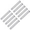sourcing map 10 Stück Einloch Gabelbolzen 10mm x 83mm Flachkopf verzinkter Stahl