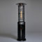 REALGLOW Heatmaster 15KW Flame Patio Heater in black with Glass Tube
