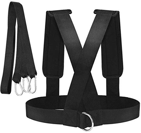 BESPORTBLE Schlittengurt Reifen Ziehen Gurt Krafttraining Schlitten Schultergurt Widerstandsband Gürtel für Outdoor-Sport Ganzkörpertraining