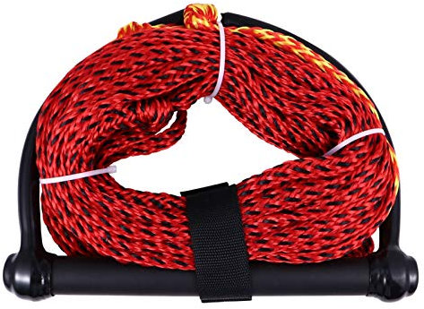 1 stück schwarz Griff Boots-Zubehör Wasserski-Seil für Knieboard Wakeboard Waterski Wassersport Seil Floating Griff 2021 (Farbe : Random Color)