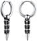 FaithHeart Edelstahl Creolen Totenkopf Ohrstecker Punk Piercing Herren Jungen Patrone Ohrschmuck Gothic Schädel Hängende Ohrring