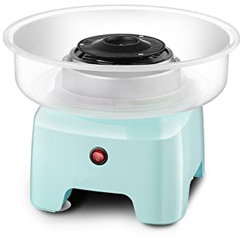 Candyfloss Machine Maker Cotton Candy Machine Maker for Kids, 500W Suitable for Home Children Party Gift,blue