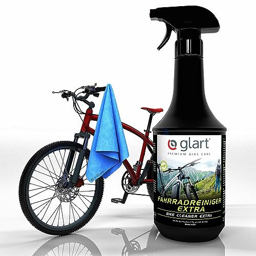 Glart 451FAR Profi Fahrradreiniger Komplettreiniger Bike Cleaner Set 1.000 ml incl. Mikrofasertuch 40x40 cm säurefreie Reinigung und Pflege für Fahrrad MTB eBike Rennrad