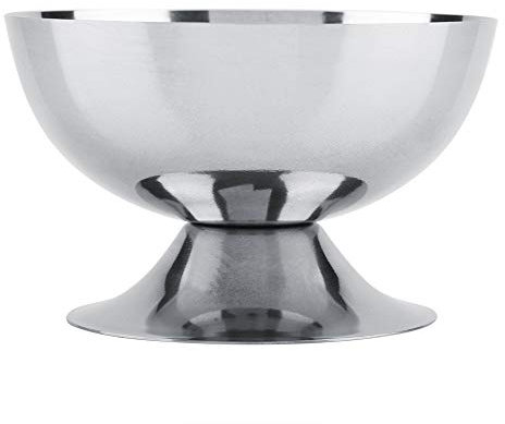 Eisbecher aus Edelstahl, Eisbehälter zum Servieren von Desserttellern, wiederverwendbare Dessertbecher, Dessertteller zum Servieren von Eiscremesalat, Fruchtpudding(Short Size)