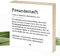 Wunderpixel® personalisiertes Holzbild Definition Freundschaft - 15x15x2cm zum Hinstellen/Aufhängen, echter Fotodruck mit Spruch auf Holz - schwarz-weißes Wand-Bild Aufsteller Zuhause zur Dekoration