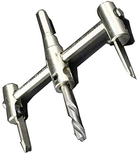 Boxonly Seghe a tazza Punte da trapano Taglio Rotondo Taglio Legno Cutter 40-300mm Circolare Regolabile Foro Cutter Sega A Tazza Per La Lavorazione Del Legno