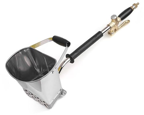 YoTmake Stucco Sprayer, 6L Capacity, Stainless Steel, Lime, Power-paint Sprayers for Cement, Mortar, Plaster Spraying, 6 bar, 0.6M/Min