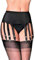 ZALHIN Giarrettiera Nera (A) - Reggicalze Donna, Reggicalze con Cinghie Regolabili, Reggicalze, Biancheria Intima Sexy in Pizzo, Lingerie Hot per Donna (Taglia M)