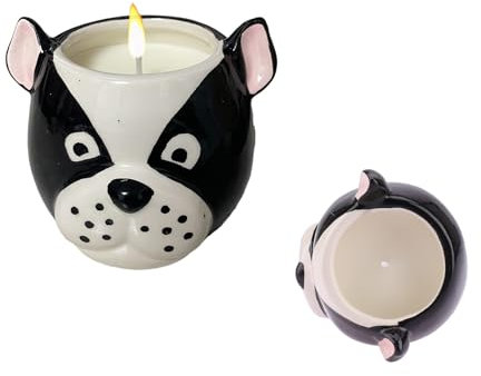 ALLAVA Duftkerzen,Rituals Duftkerze Kerzen Deko Duftkerze Kleine Flecken Hund Aromatherapie KerzeKerze Duftkerzen Mit Vanille für Weihnachten Muttertag Geburtstag Valentinstag Bad Yoga Cartoon