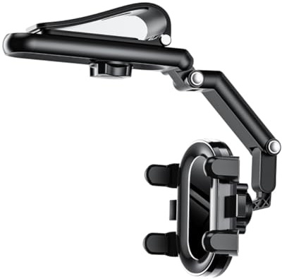 Temvue Car Photography Phone Mount Stabilizer, Universal Cell Phone Car Mount Metal Anti-Shake POV View for Navigation Live Streaming Self-Recording & Video Driving
