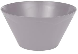 Homéa, Saladier Conique Plastique 3,3L D25 x 13 cm Taupe