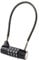 4 Digit Combination Lock, 5mm Width Flexible Cable Lock, Portable Long Shackle Small Handheld Outdoor Waterproof Lock, Luggage Cable Locks for Gates, Mountain Bike, Gym, School, Shed & Lockers