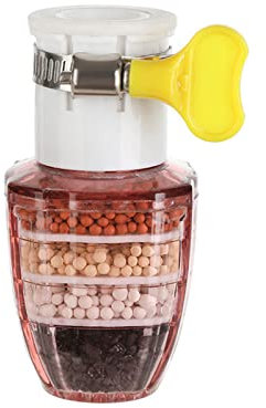 AGONEIR Adaptador de filtro de boquilla ajustable de 360 grados para regadera