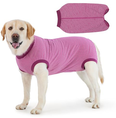 Cyponpy Dog Recovery Suit Post Op with Top Zip Surgical Recovery Suit Female Male Dog Vest Body Suits for Dogs After Surgery Onesie Medical Vest for Small Medium Large Dogs Cone Alternative
