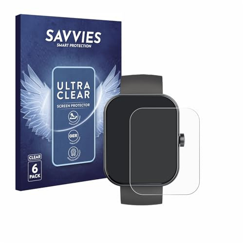 savvies Protection Ecran pour Jugeman Y66 / P99 1.96 (6 Pièces) - Film Protection Ultra Clair