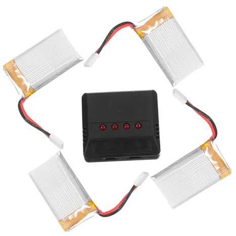 ifundom Wiederaufladbarer Lipo-akkusatz - 4 Stück 3 7 V 800 Mah Für X5c Rc-drohne