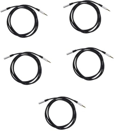 HOMSFOU 5pcs Stereo Audio Cable Extension Male to Female Aux Cord for Phone Car