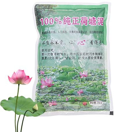 Pond Plant Soil, Aquatic Nutrition Clay Soil Blend, Aquarium soils, Natural LotusPond Mud with Nutrients, Water Garden Ponds Aquatic Plant Growing Media for Hydroponics and Aquaponics