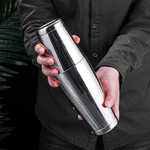 BAFOVY Boston Cocktail Shaker in Acciaio Inossidabile Bar Shaker Cocktail Mixer 540ml e 820 Ml con Coperchio per Baristi Barrette Bar