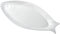 Hemobllo Assiette Poisson Céramique Plateau de Service Élégant pour Apéritifs Desserts Vaisselle de Design Moderne pour Table