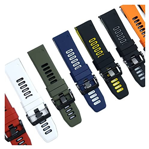 DSHDFJ 2. 6mm 22mm 20mm. Quickfit-Gurt kompatibel mit Garmin Epix. FENIX 7. 7x 7s. Solar 6. 6x 6s. Profi 5x 5s. Plus/Instinkt 2 / Vorderunner 945 Silikonband(Blue white,Fenix 6S)
