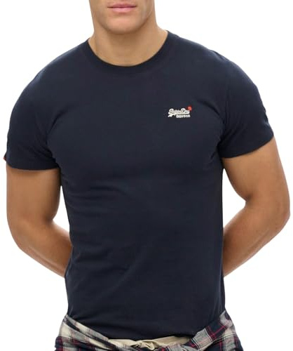 Superdry Essential T-Shirt Navy - Herren - Bekleidung