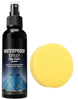 Generisch Tent Waterproof Spray - Heavy Duty Fabric Protector, Compact Water Shield | Long Lasting Moisture Protection System for Outdoor Marine Carpet Couch Rain Boat RV Patio Jacket Sofa