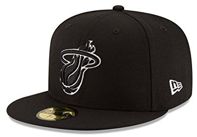 NBA Black & White 59Fifty Fitted Cap