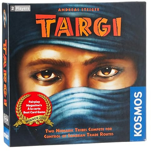 Thames & Kosmos, 691479, Targi: Two Nomadic Tribes Compete for Trade Routes, Competitive Strategy Game, 2-Players, Ages 12+