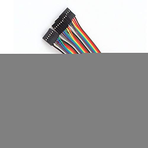 Aexit 5Stk Batteriewerkzeuge 30cm 2,54 mm 6P Breadboard Jumper Kabel Starthilfekabel Flachbandkabel Flachkabel