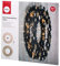 Rayher Holz Ornamentkranz Stern, FSC Mix Credit, 35cm ø, 4,8cm,10tlg.,m. Stegen, Box 1Set natur, Fensterkranz, Dekokranz, Holzkranz, 62902505