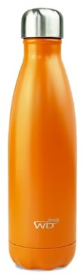 WD lifestyle WD365, Bottiglia Termica Acciaio Inox Unisex Adulto, Mandarino, M