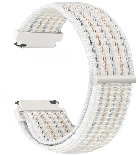 Vodtian 22mm Nylon Armband Kompatibel mit Samsung Galaxy Watch 3 45mm/Galaxy Watch 46mm/Gear S3 Classic/Frontier/Garmin Vivoactive 4, Ersatz Sport Loop Uhrenarmband für Damen Herren