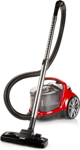 DOMO DO7292S Beutelloser Staubsauger - 2 L - 700 W - Zyklon rot/grau Xtreme Power